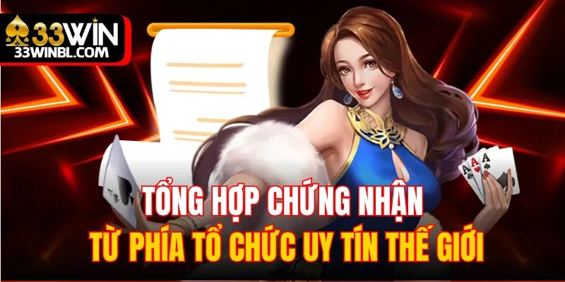 Tổng hợp chứng nhận từ phía tổ chức uy tín thế giới